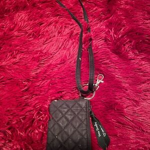 Vera Bradley Black Lanyard